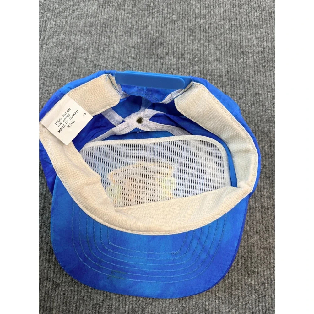 Vintage Camel Smooth Snapback Hat Blue Nylon 90s Cigarette‎ Promo Cap OSFA